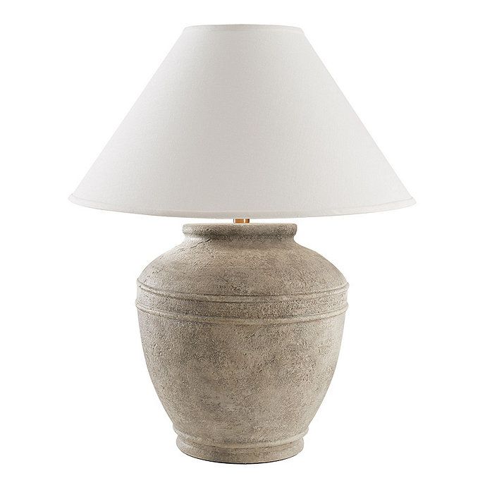 Lorenzo Terracotta Lamp Base & Shade | Ballard Designs, Inc.