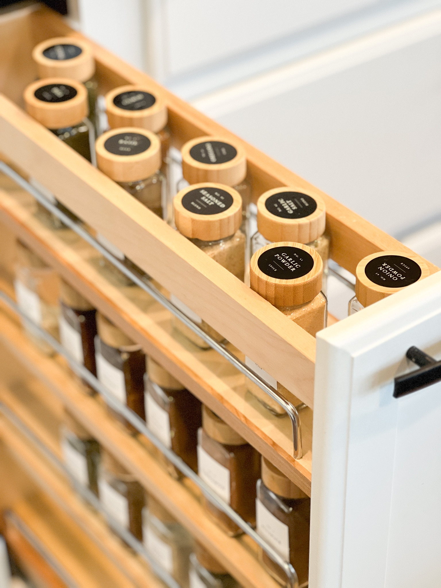 Kitchen spice jars, bamboo and glass spice jars, Amazon Finds, Organization, kitchen organization, pantry organization, pantry must haves, Kitchen.

#LTKFind #LTKhome #LTKunder50