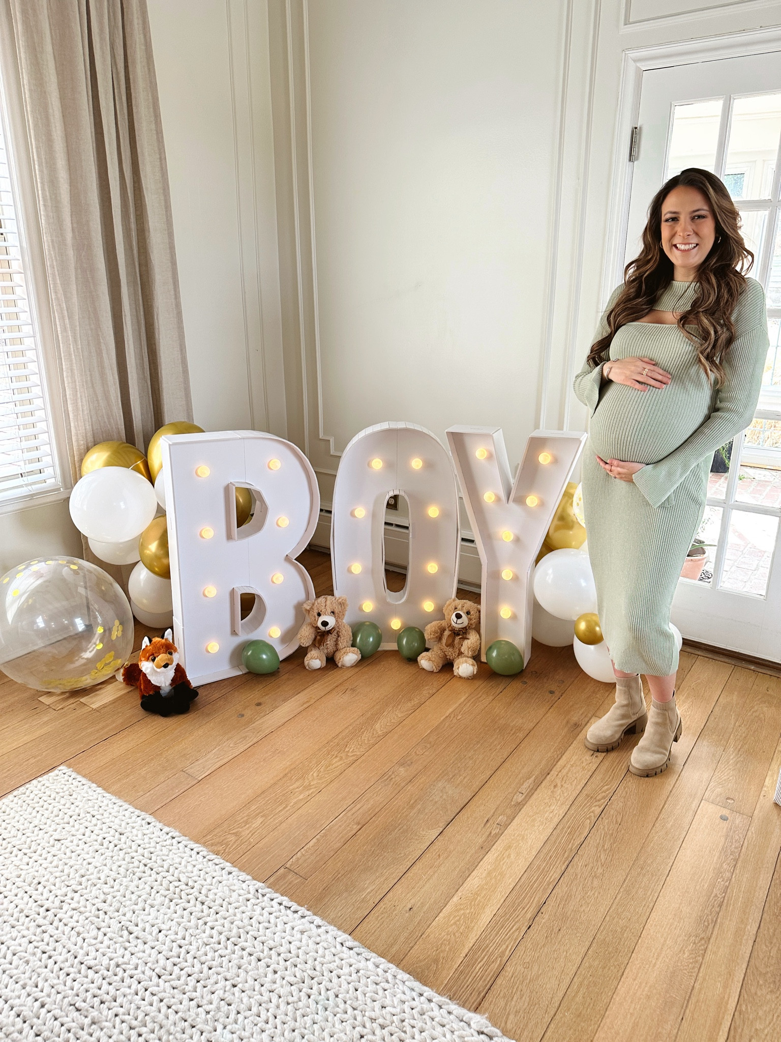 Baby shower dress for pour baby boy! Love a body con dress for bump friendly maternity wear! 

#LTKfamily #LTKbump #LTKFestival