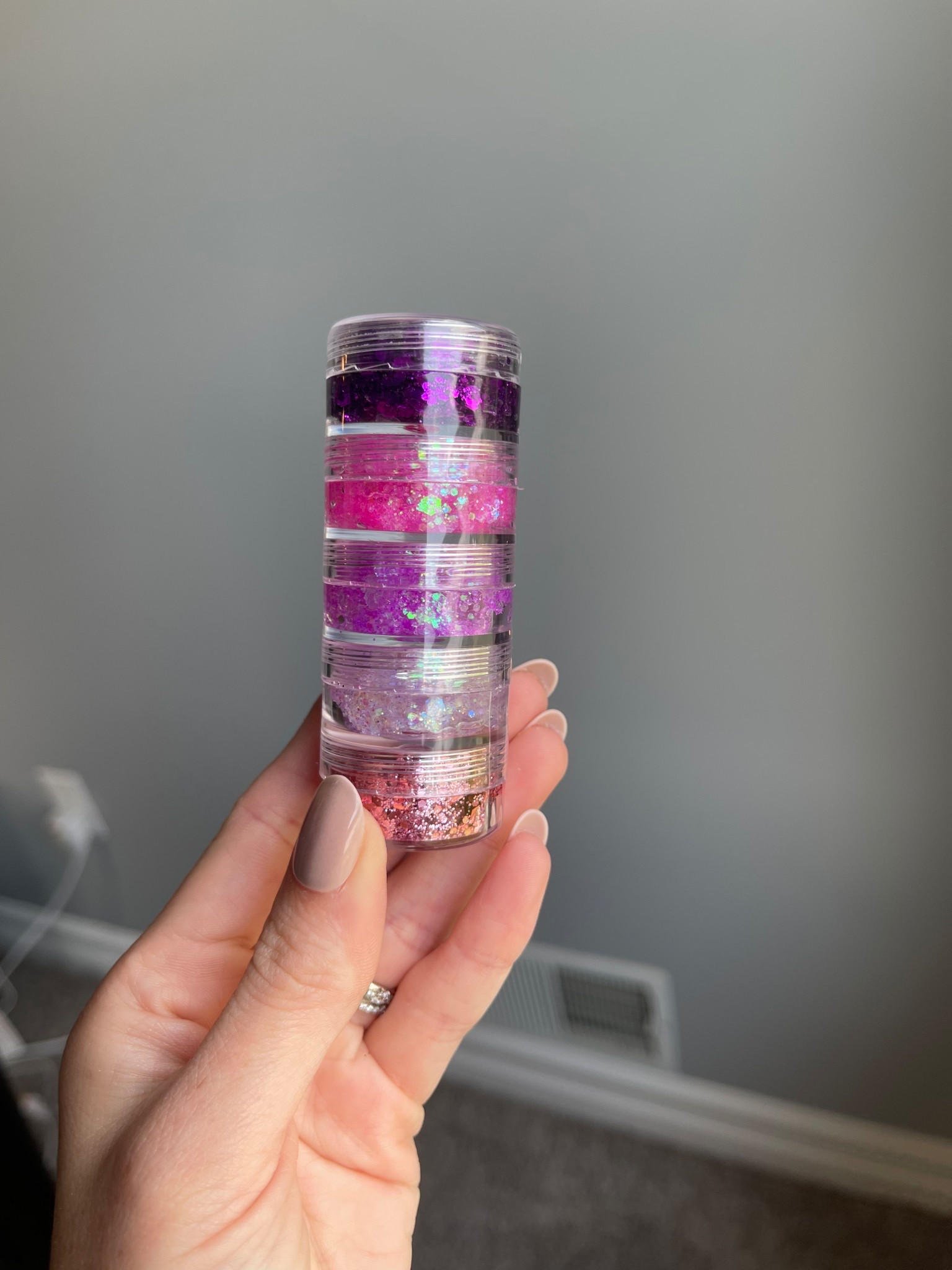 DIY hair glitter for girls hair! Great for competitions, sports games, and more 😍🩷

I make my own using regular glitter mixed with hair gel, and these twist top clear jars :) 



#LTKFestival #LTKStyleTip #LTKKids