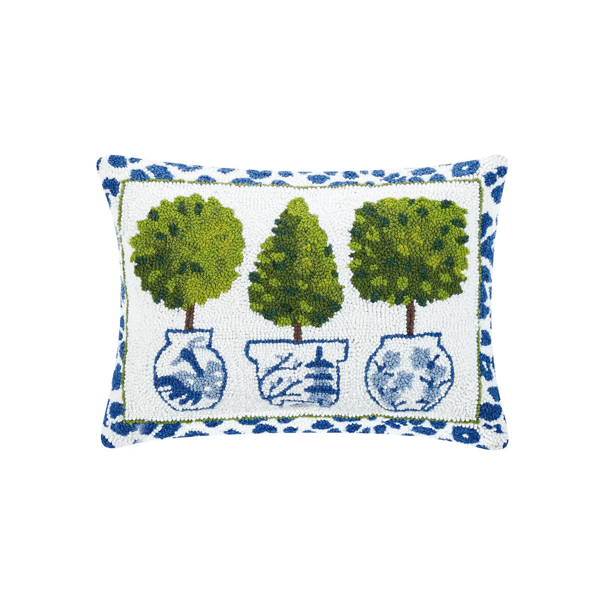 Leopard Print Topiary Hook Pillow | Triple Threads