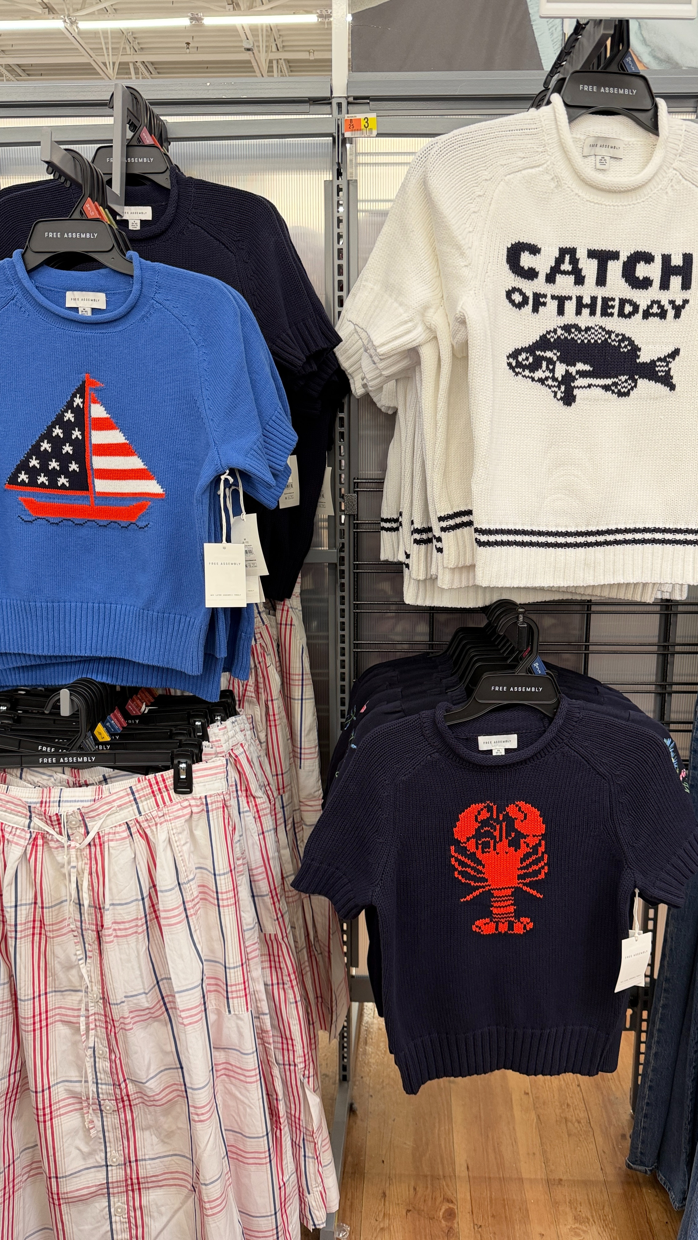 These Walmart Nautical sweaters are soo cute!! 

Free Assembly clothing Walmart, Walmart catch of the day sweater women's, walmart catch of the day sweater 

 