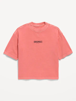 Oversized Short-Sleeve Graphic T-Shirt for Boys | Old Navy (US)