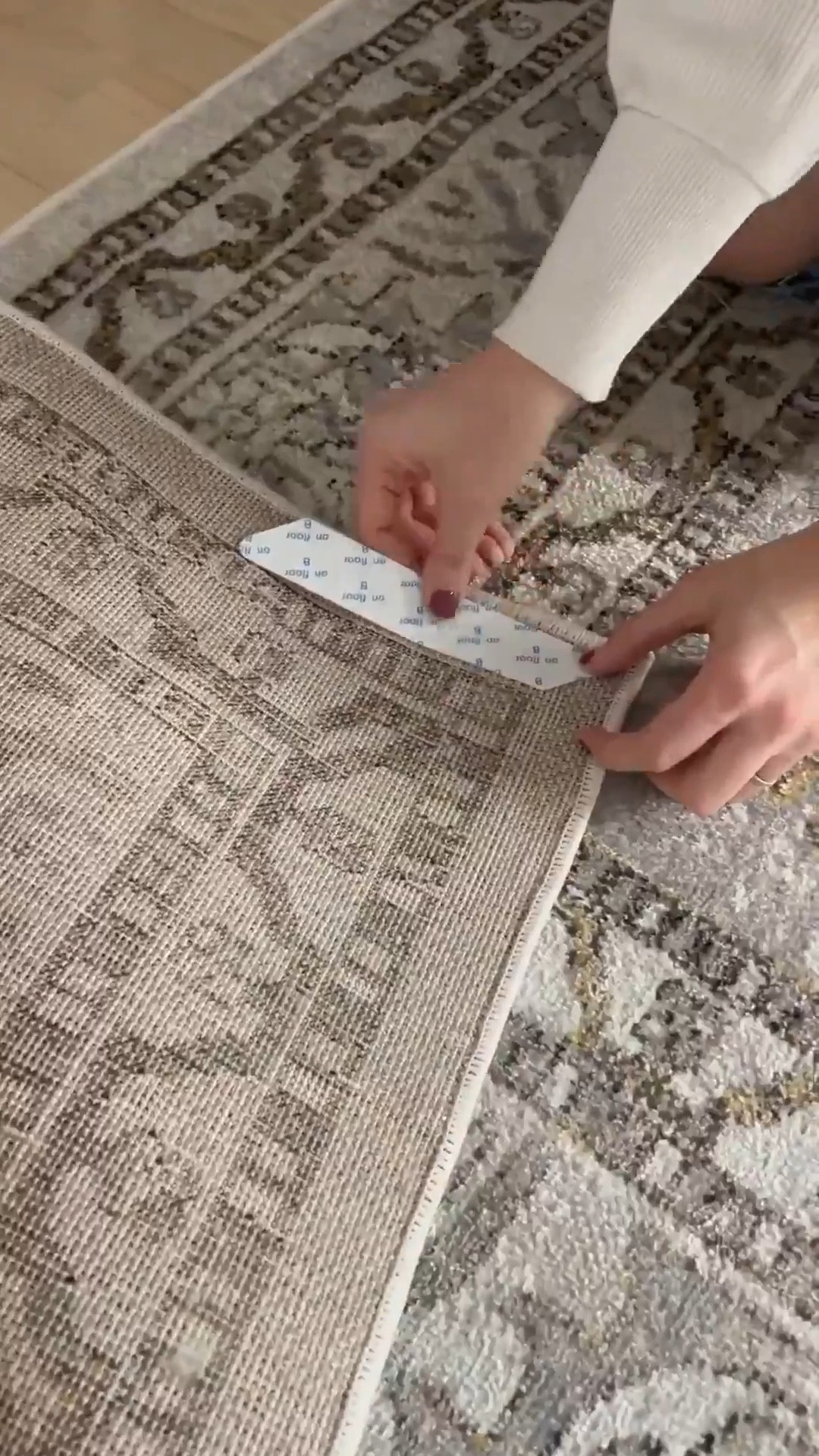 The best tape to keep your rugs in place! 

#archedmanor #modernhome #neutralhome #homedecor #casualstyle #neutralstyle #homehack #arearug 



#LTKHome #LTKSeasonal