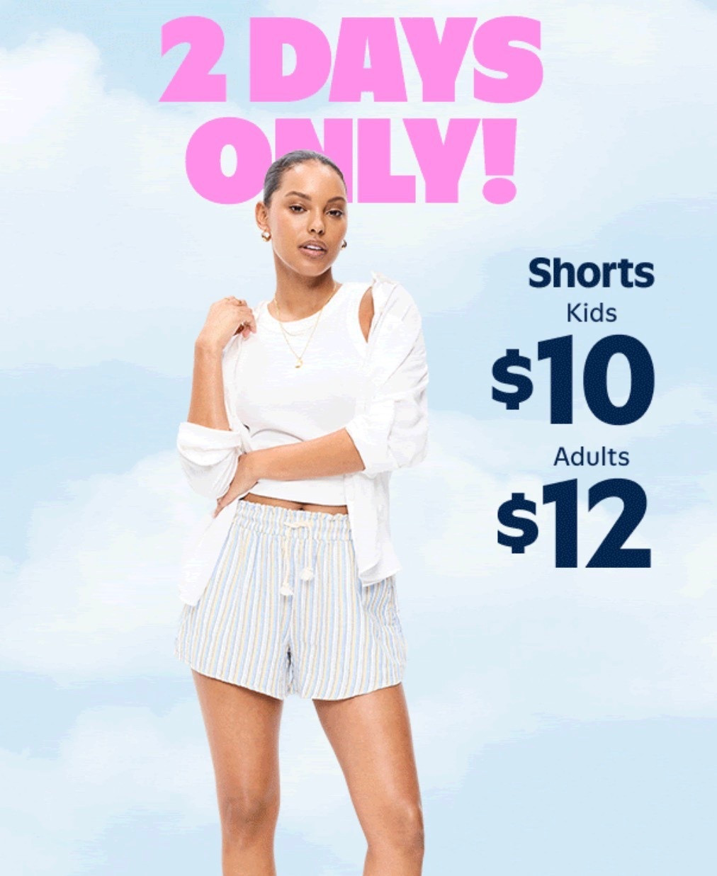 What.a.deal! Old Navy has shorts for the family on sale for only $10 for kids and $12 for adults! This includes so many excellent dressy and casual options. Some of my favorites included are the Wow Jean Shorts for women and the Trouser Shorts for men. Absolutely worth a browse! 

#LTKSaleAlert #LTKKids #LTKMens