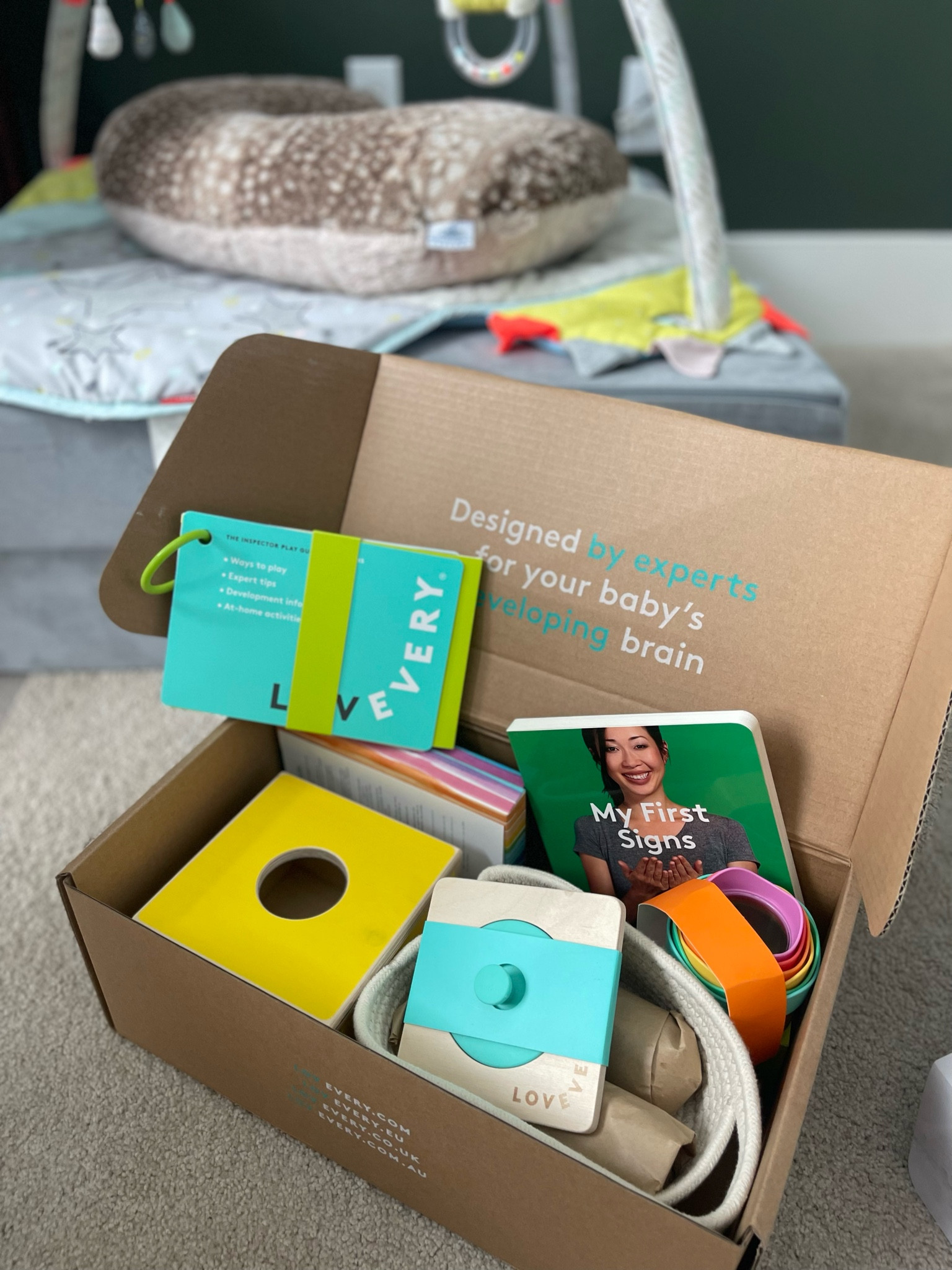 Ultimate baby set up! Softest boppy nursing cover, cutest smiphop play gym, cognitive development lovevery toys and our favorite kids play couch!

#LTKkids #LTKBacktoSchool #LTKbaby