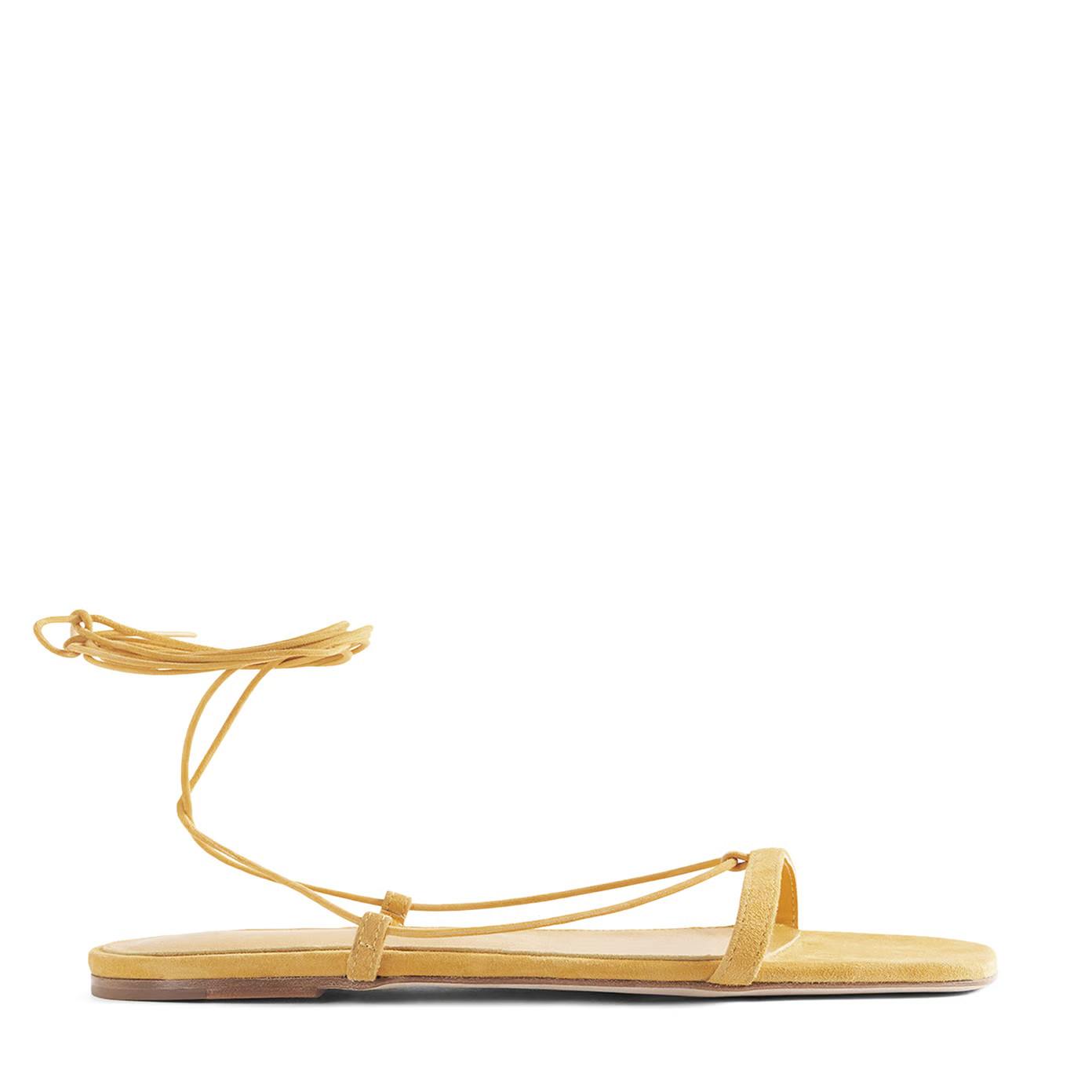 The Suede Tie Sandals | goop