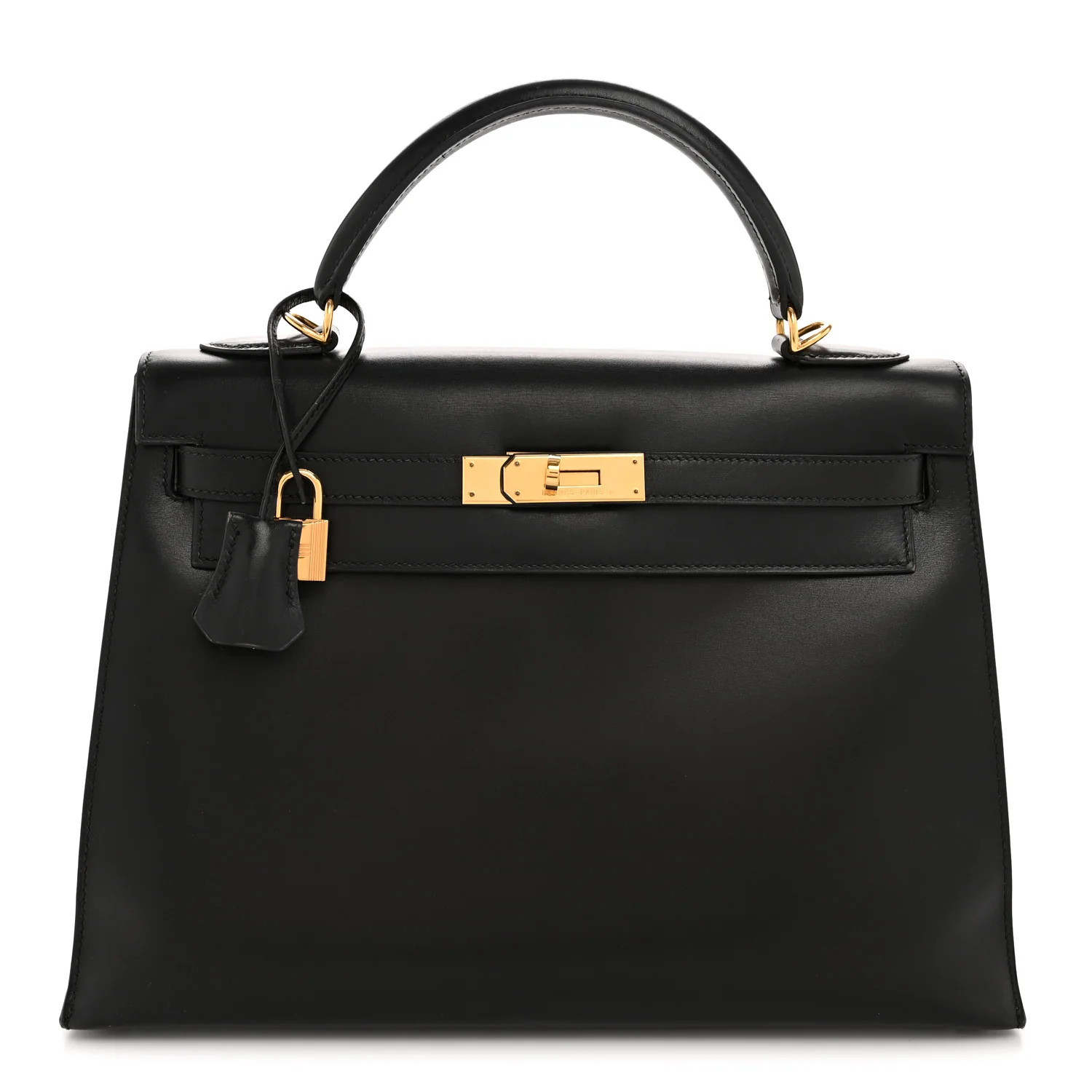 Hermes Sombrero Kelly Sellier 32 Black | FASHIONPHILE (US)