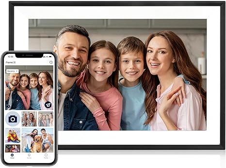 Digital Picture Frame, 10.1 Inch Picture Frame with 1280*800 HD IPS Touch Screen, Smart Digital P... | Amazon (US)