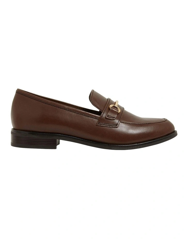 Paragon Flat Shoes in Brown Leather | Myer