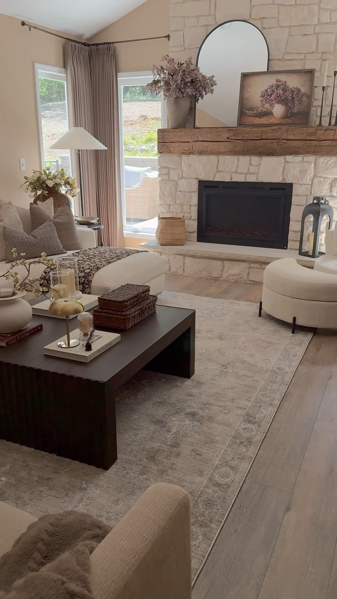 Neutral Living Room Finds That Instantly Cozy Up A Space

Follow @farmtotablecreations on Instagram for more cozy neutral home inspiration and daily finds 🤍

This living room came together with some of my favorite warm neutral textures… from the oversized sectional and layered pillows to the rich wood coffee table and soft vintage-inspired rug. These pieces make a space feel elevated, cozy, and lived in without feeling overdone. Love how the stone fireplace adds so much warmth and character to the entire room.

#livingroom #coffeetabledecor #sectional #livingroomrug #neutralhome

living room ideas | neutral living room | cozy home decor | sectional sofa | vintage style rug | coffee table styling | neutral decor | warm neutral home | living room inspiration | stone fireplace | oversized sectional | neutral pillows | layered textures | modern traditional | home decor finds | cozy seating area | beige living room | earthy home decor | luxury living room | neutral aesthetic | rug inspiration | home styling ideas | coffee table books | living room furniture | elegant home decor

#LTKHome #LTKSaleAlert