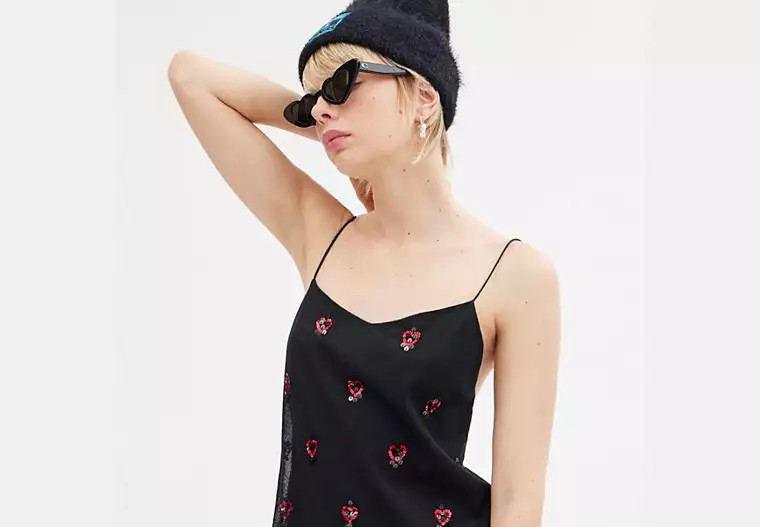 The Lil Nas X Drop Short Cami Dress | Coach (CA)