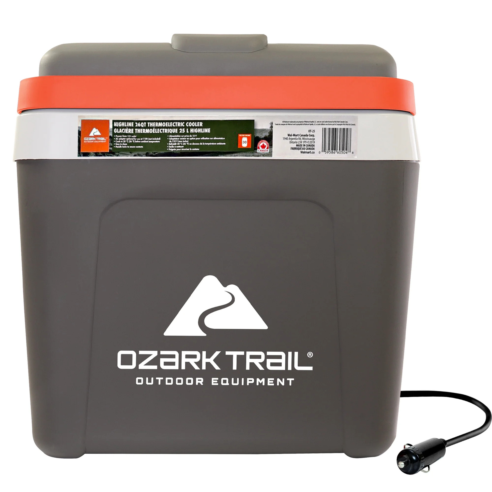 Ozark Trail HighLine Electric Cooler Iceless 12V, 24L | Walmart (US)