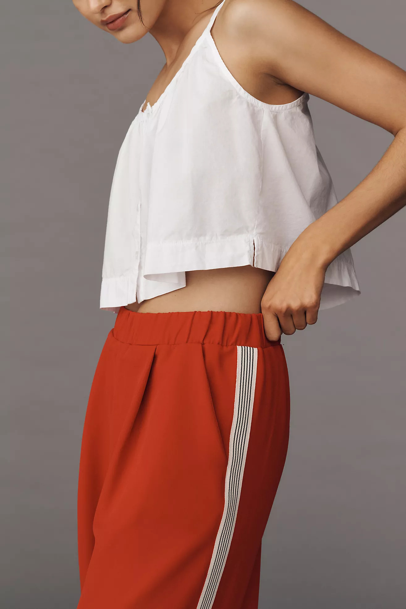 Maeve Pull-On Track Pants | Anthropologie (US)