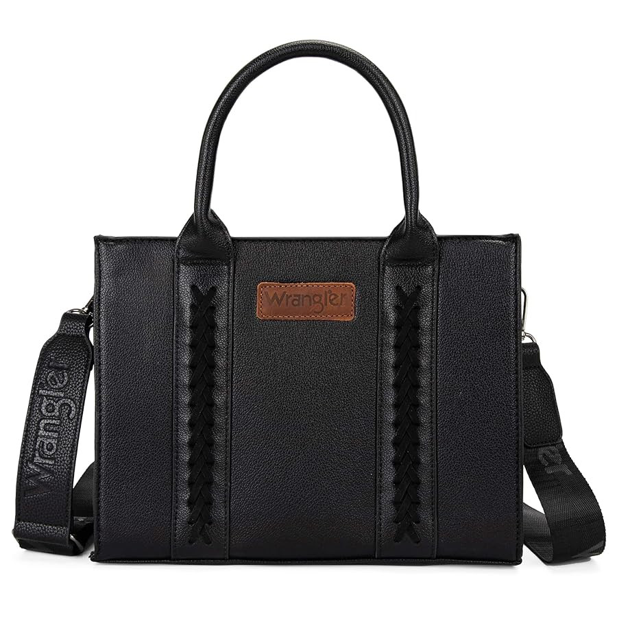 Wrangler Purse for Women Medium Tote Bag Handbags Top-Handle | Amazon (US)