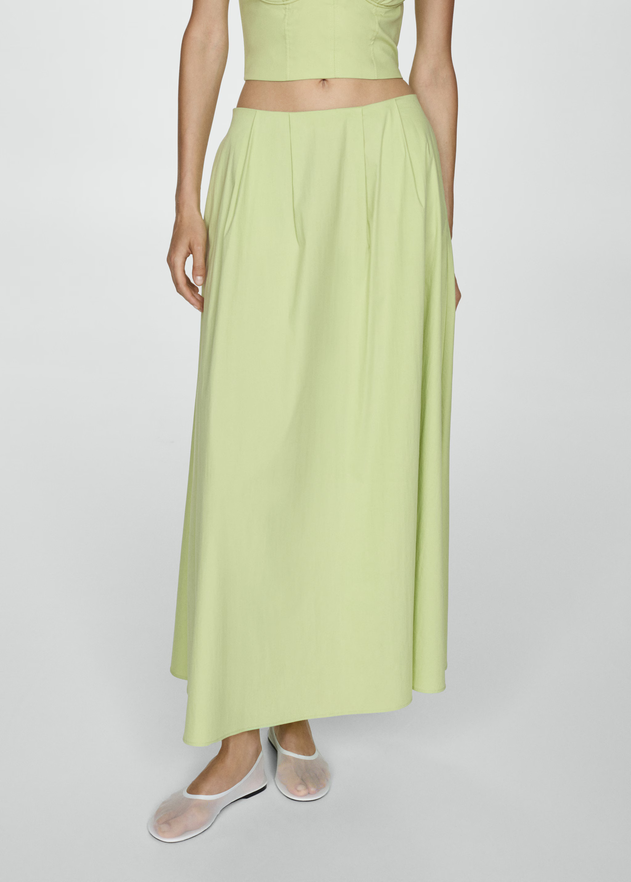 Long flared skirt - Women | MANGO USA | Mango (US/MX/AU)
