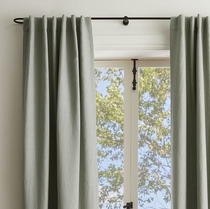 European Flax Linen Blackout Curtain