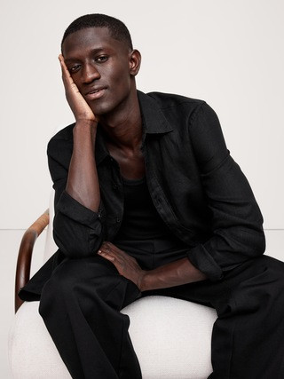 Slim-Fit Linen Shirt | Banana Republic (US)