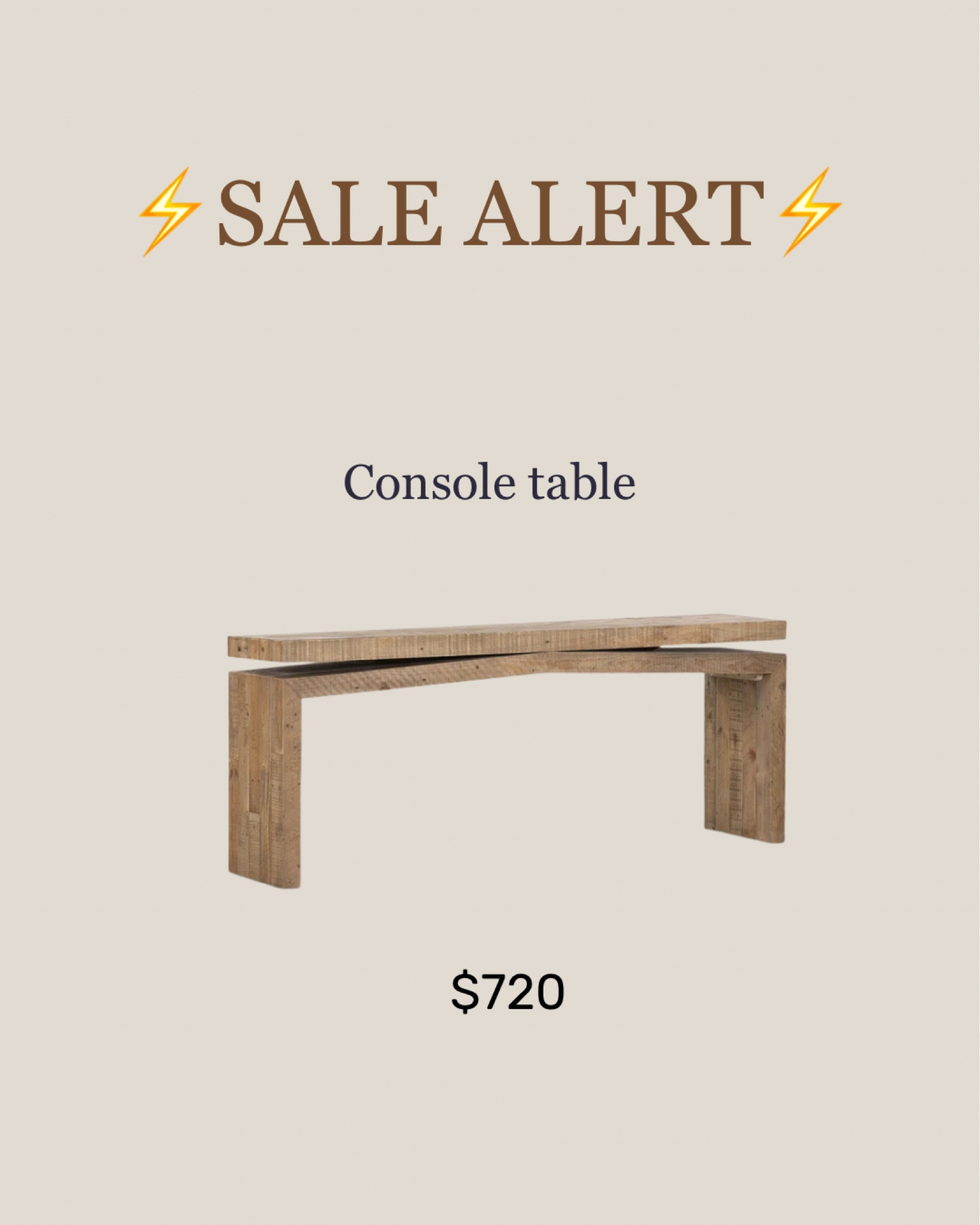 Wooden console table for entryway 

#LTKHome