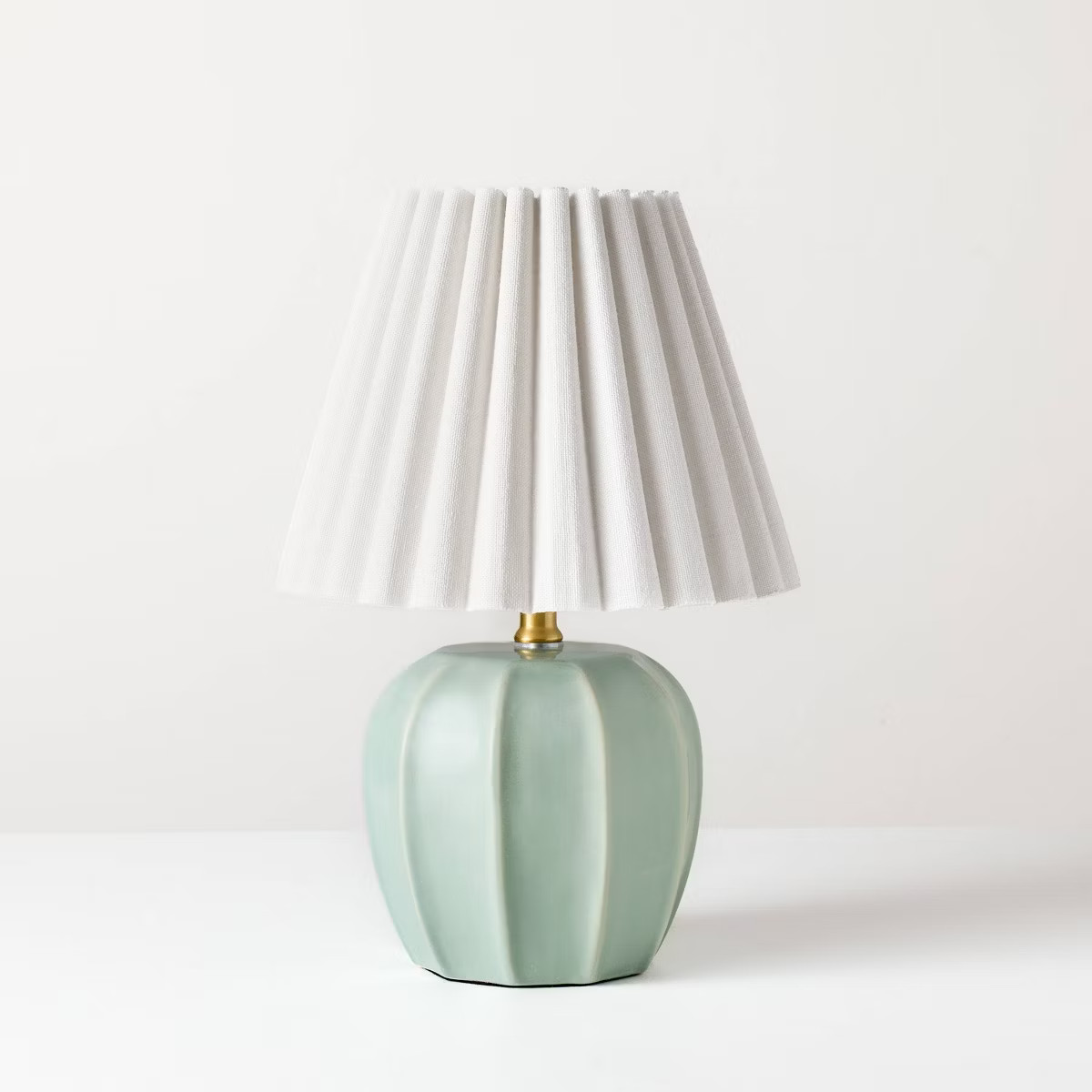 Ceramic Accent Table Lamp with Scallop Shade - Hearth & Hand™ with Magnolia | Target