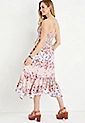 Floral Smocked Halter Midi Dress | Maurices