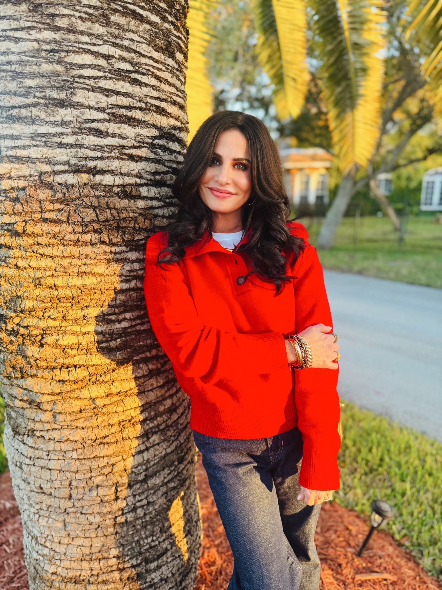 This is a perfect outfit inspo of mixing Amazon & designer brand and you would never know which is which . Sweater sm , jeans 25 , tee sm , #mixinghighlowfashion 

#LTKootd #LTKOver40 #LTKSaleAlert