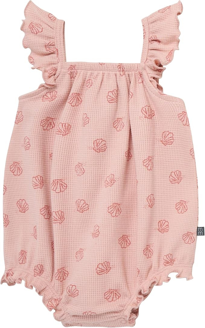 Modern Moments by Gerber Baby Girls Mini Flutter Sleeve Bubble Romper | Amazon (US)