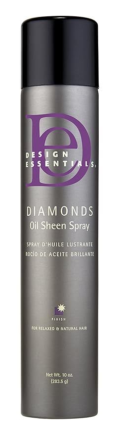 Design Essentials Diamonds Oil Sheen Spray For Relaxed & Natural Hair,clear,10 Ounce (Pack of 1) | Amazon (US)