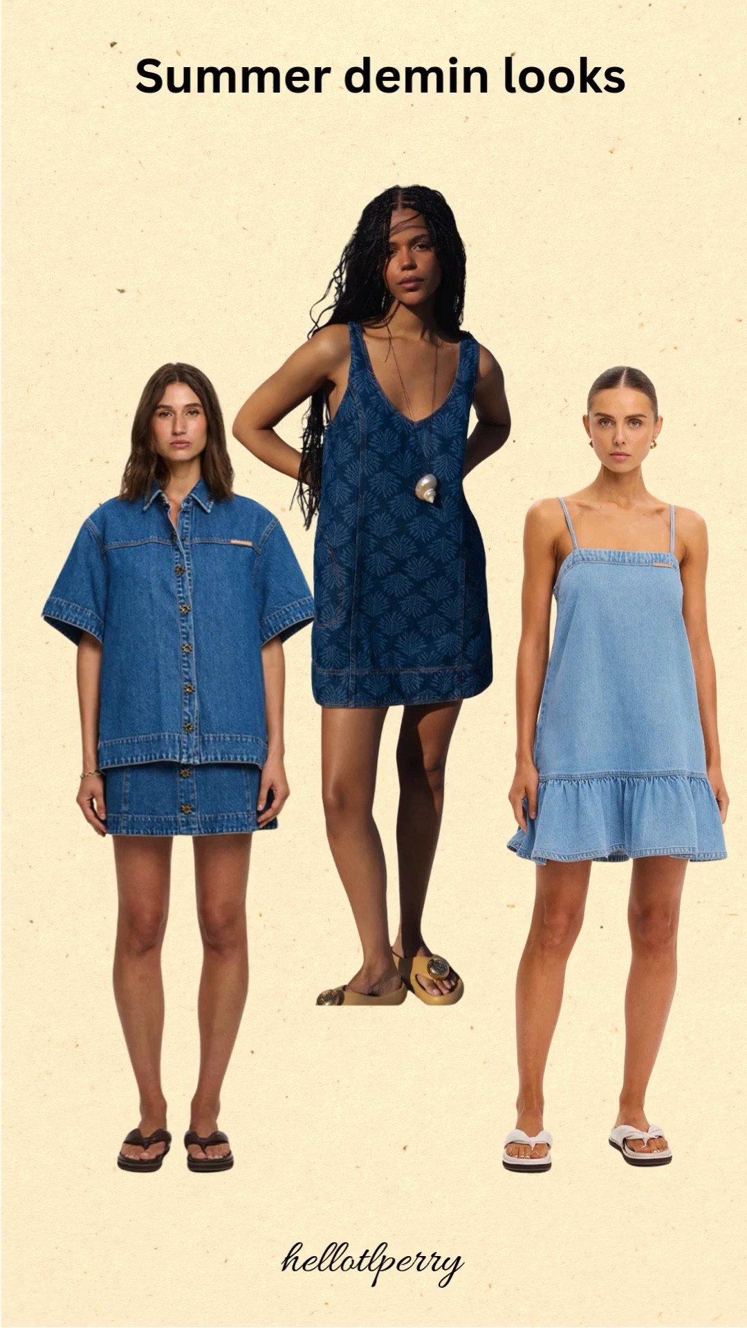 Summer Denim Dresses | Resort Vacation Outfit & Easy Everyday Summer Style

Shop these effortless summer denim dresses perfect for vacation resort wear and everyday summer outfits. Lightweight, breathable, and easy to style, these denim looks are ideal for warm weather days, whether you're heading to brunch, strolling the beach, traveling, or putting together a simple casual outfit. From a relaxed oversized denim shirt dress to a chic sleeveless denim mini and a soft chambray slip dress, these pieces create a polished look with minimal effort. Pair them with simple sandals or slides for an easy resort-ready outfit that works for vacation, summer travel, and everyday wear. These versatile summer denim styles are perfect for building a minimal warm-weather wardrobe you can wear on repeat all season long. ☀️ 

 #summerdenim #denimdress #resortwear #vacationoutfits #summerstyle #everydaystyle #denimoutfit #summertravelstyle 

Comment SHOP below to receive a DM with the link to this post on my LTK ⬇ https://liketk.it/5XJnC #ltkseasonal #ltkover40 #ltktravel