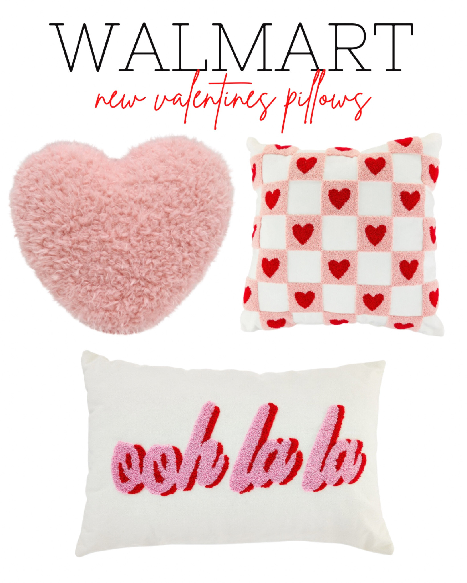 A few Valentine’s Day pillows just hit Walmarts website! All under $10!





Walmart. Walmart home. Valentine’s Day. Valentine’s Day decor. Holiday decor. Heart pillow. Valentine’s Day home finds. Home refresh. Seasonal decor. Seasonal finds. 

#LTKhome #LTKSeasonal #LTKHoliday