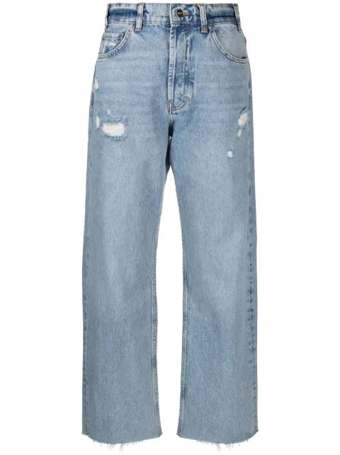 ANINE BING straight-leg Denim Jeans - Farfetch | Farfetch Global