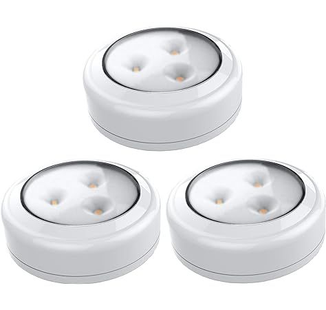 Brilliant Evolution LED Puck Light 6 Pack with Remote | Wireless LED Under Cabinet Lighting | Und... | Amazon (US)