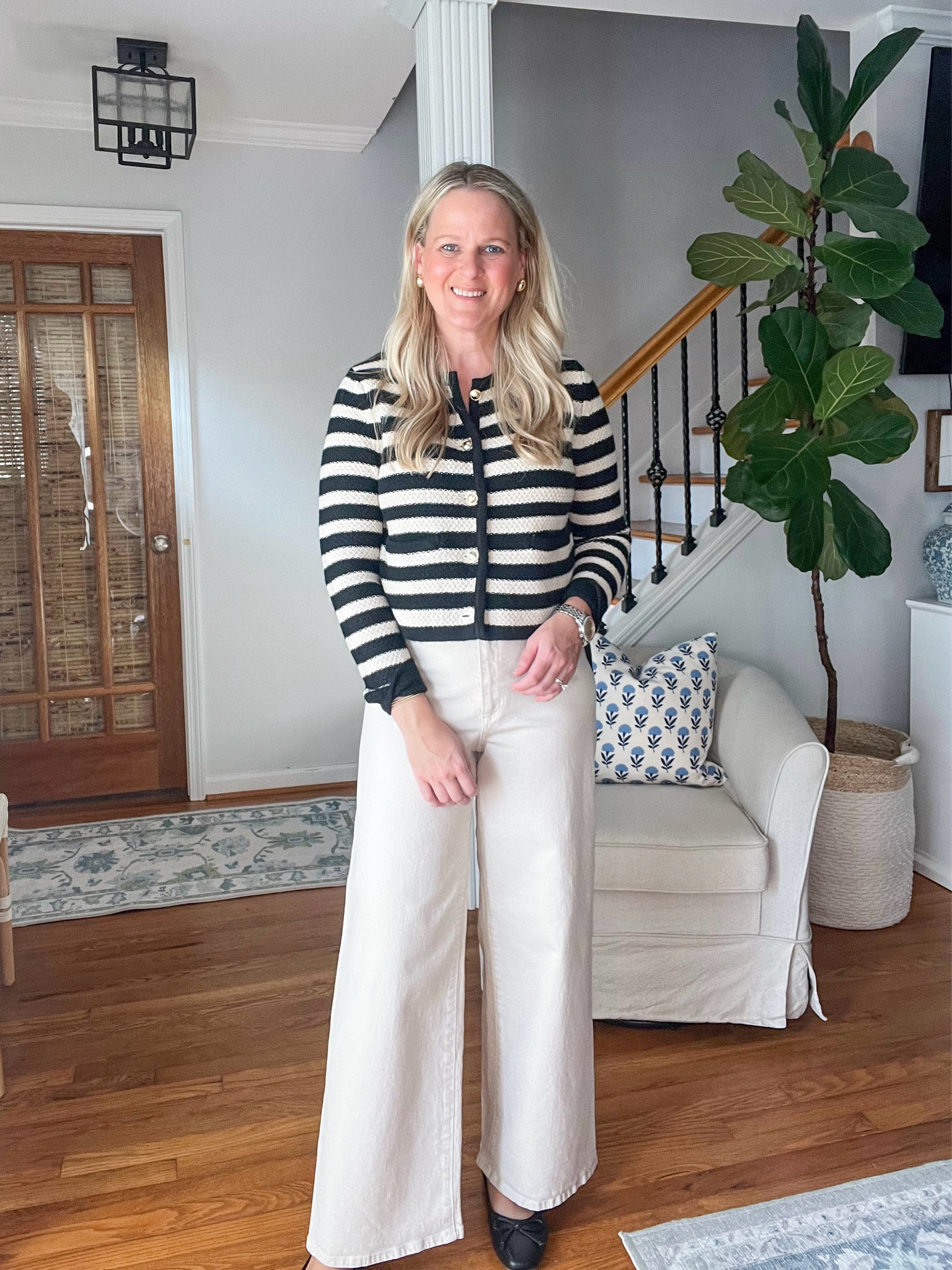 Fall outfit idea featuring Target!! Love this ladies cardigan and paired with these jeans it’s the perfect business casual outfit! 

I’m wearing size small in the. Assigns and size 6 in the jeans. 

work outfits, fall outfits, fall 2024, cardigans for work, work clothes, work wear, workwear, work tops, casual Friday, teacher outfits 

#LTKOver40 #LTKStyleTip #LTKWorkwear