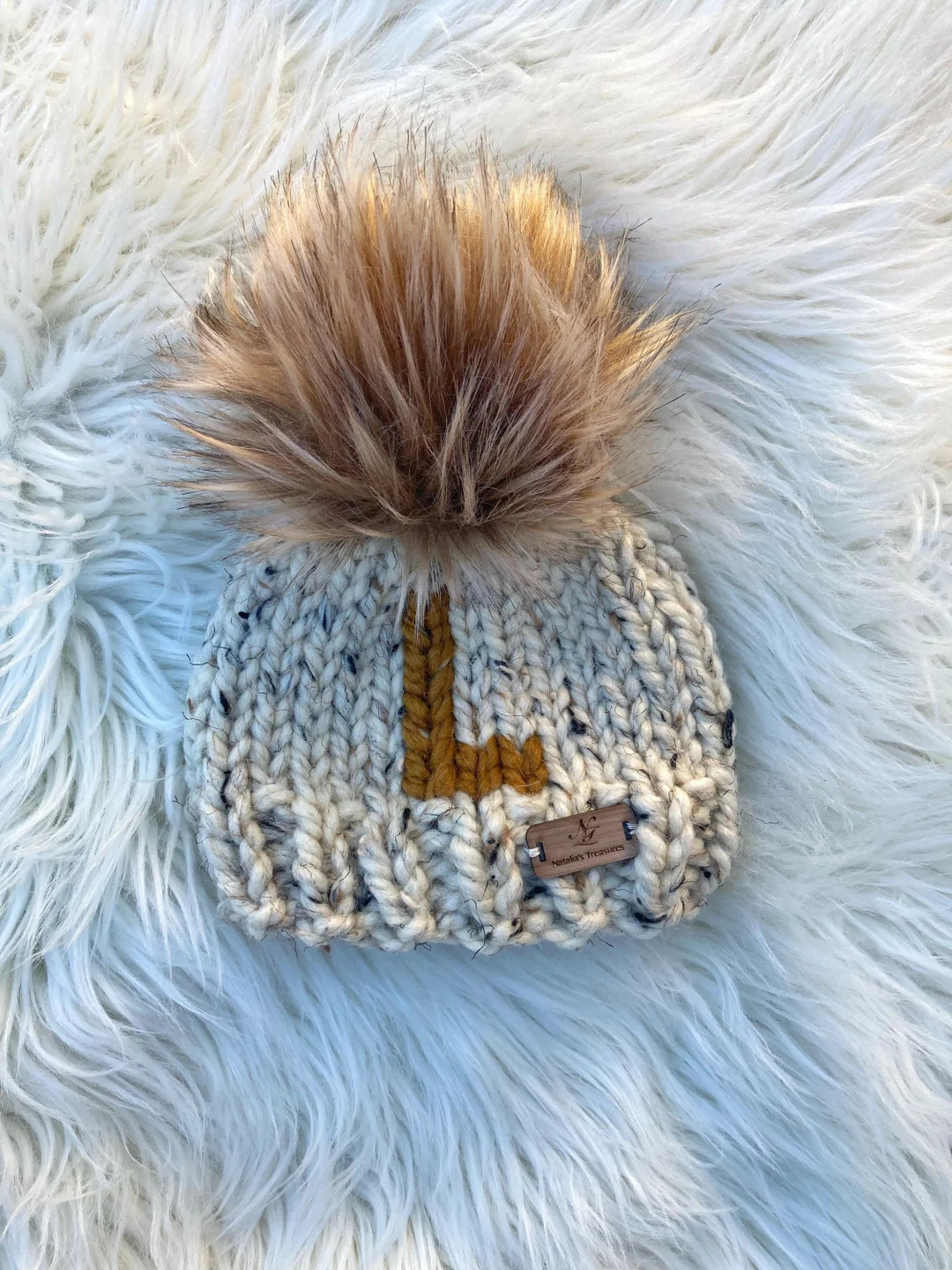 Custom Made Knit Monogrammed Hat.letter Knit Hat. Baby Boy Initial Letter. Baby Girl Letter Name ... | Etsy (US)