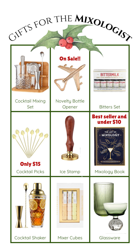 Picks perfect for the mixologist in your life. From glassware to mix-ins, you're sure to find the perfect gift! 

 #LTKGiftGuide #LTKHoliday #LTKSaleAlert