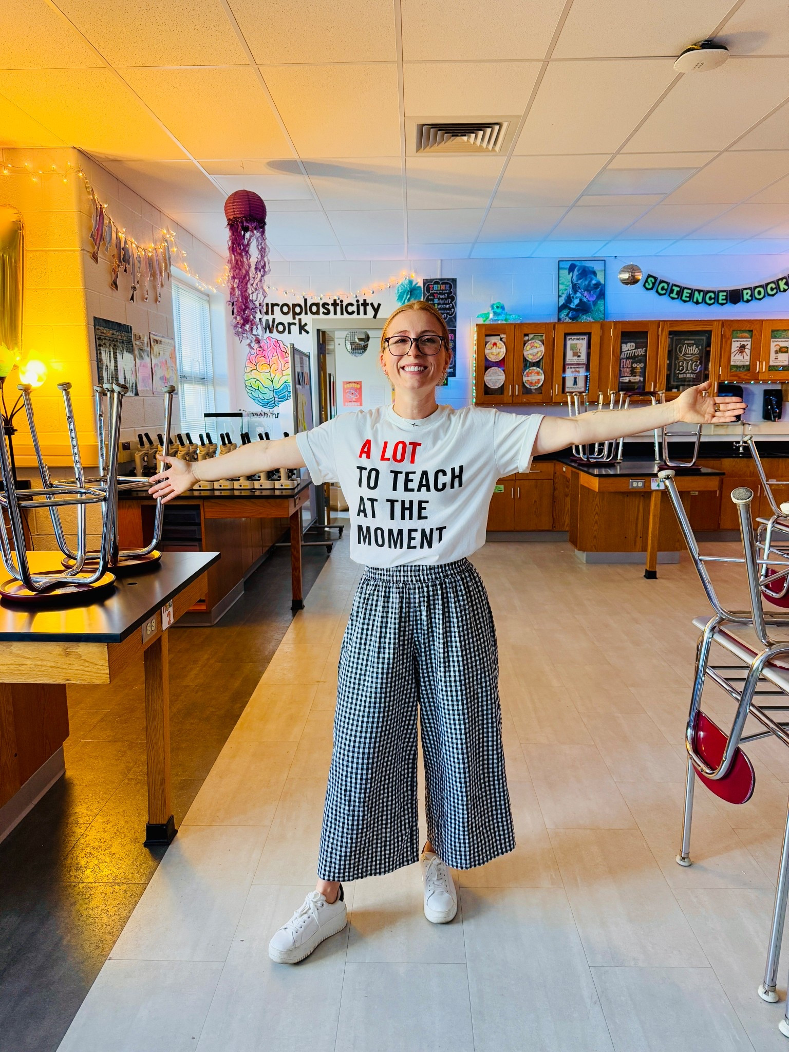 Swiftie inspired teacher shirt: A lot to teach at the moment✨

#LTKFindsUnder50