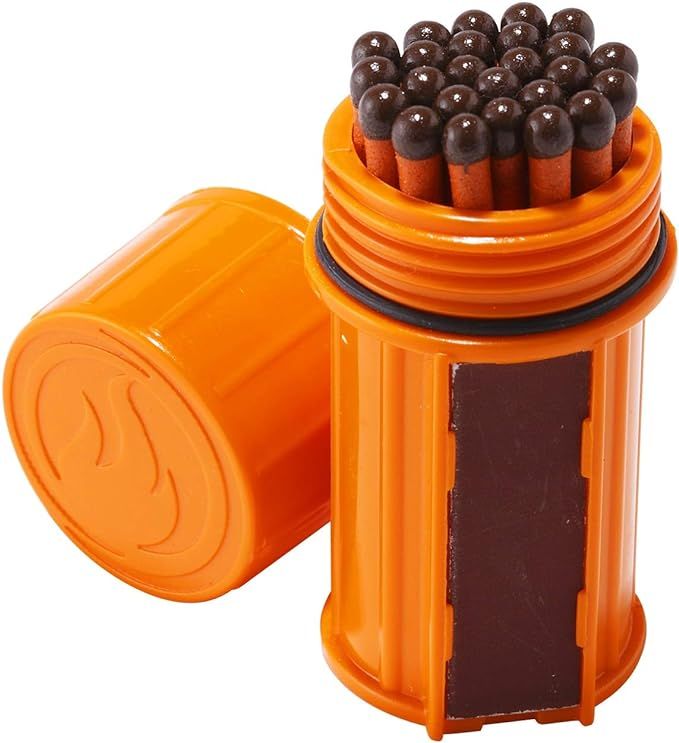 UCO Stormproof Match Kit with Waterproof Case, 25 Stormproof Matches and 3 Strikers | Amazon (US)