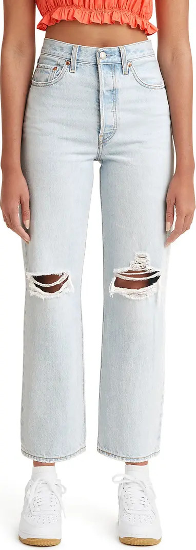 Levi's® Ribcage Straight Leg Ankle Jeans | Nordstrom | Nordstrom