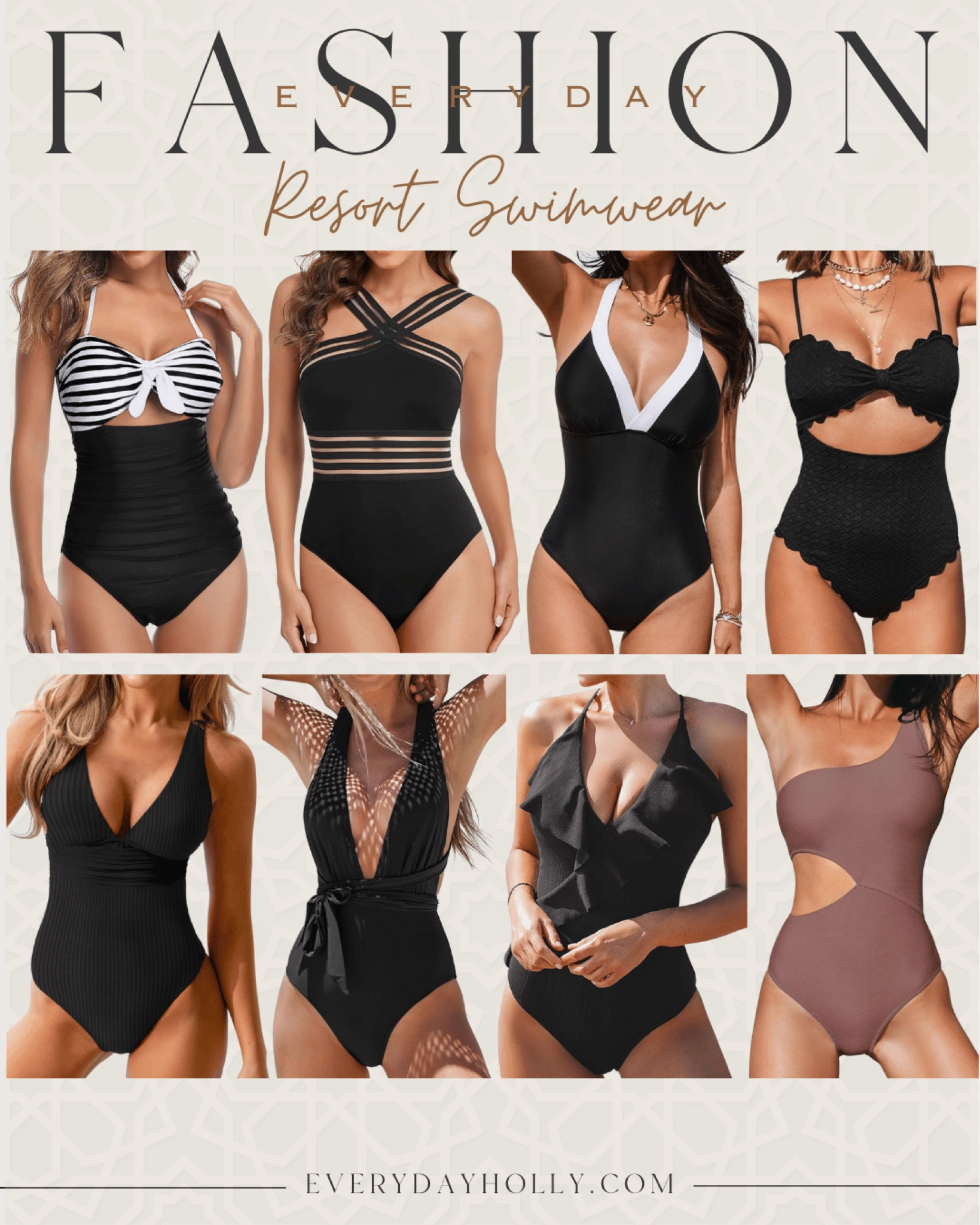 Resort swimwear

Resort wear  Vacation outfit  Swim  One piece  Swimsuit  Resort style  Beach  Beach outfit  Travel  Black swimsuit  Mom swimsuit  Halter  Tummy control

#LTKover40 #LTKSeasonal #LTKswim