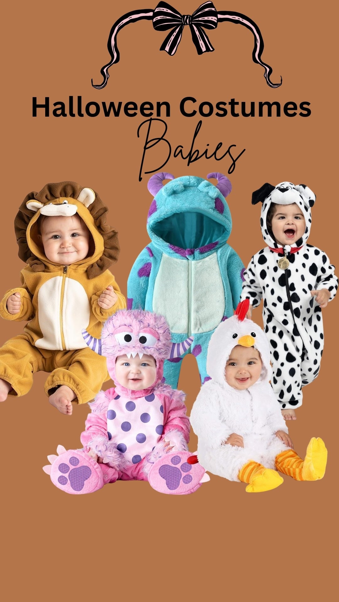Cutest Baby Halloween Costumes 🎃🧡

These baby Halloween costumes are melting me 🥹👻 Perfect for photos, parties, and trick-or-treat cuddles.
Which one would you pick? 🦁🐔🐶💜

#LTKBaby #LTKSeasonal #LTKHalloween