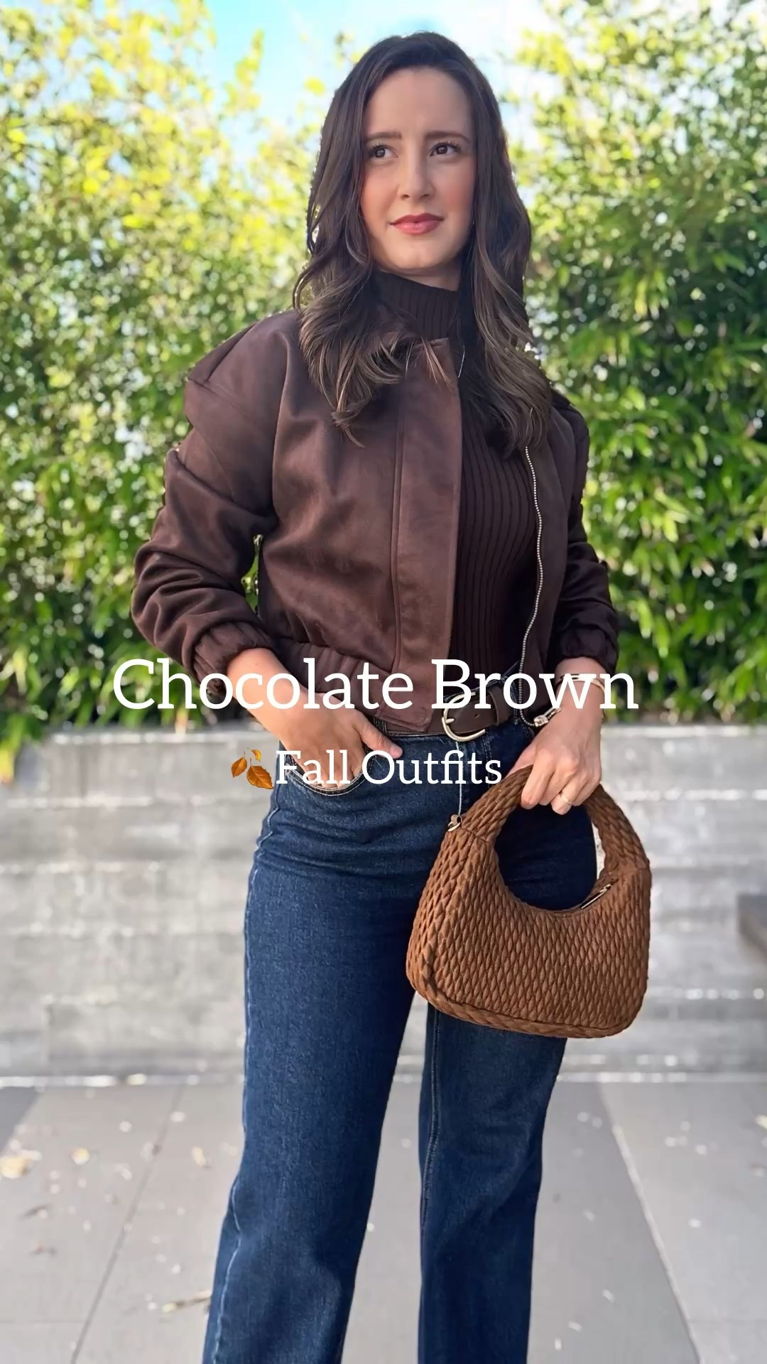 Chocolate Brown Fall Outfits 
Nordstrom fall outfits 
Suede jackets for fall 
Wideleg jeans 

#LTKSeasonal #LTKStyleTip #LTKFindsUnder100