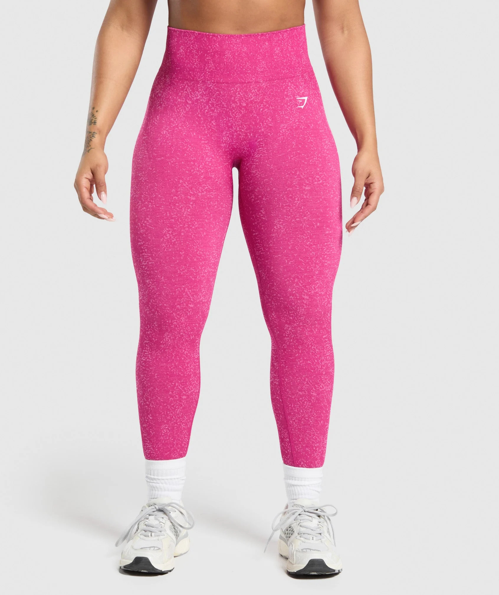 Gymshark Adapt Fleck Seamless Leggings - Winning Pink/Sour Pink | Gymshark US