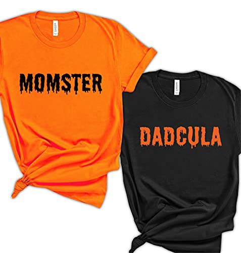 Momster And Dadcula Shirts, Happy Halloween T-Shirts, Halloween Shirts For Women and Men, Funny F... | Amazon (US)