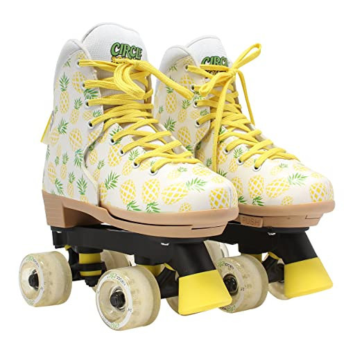 Circle Society Classic Adjustable Children's Roller Skates, 3-7 US Girls, Crushed Pineapple | Amazon (US)