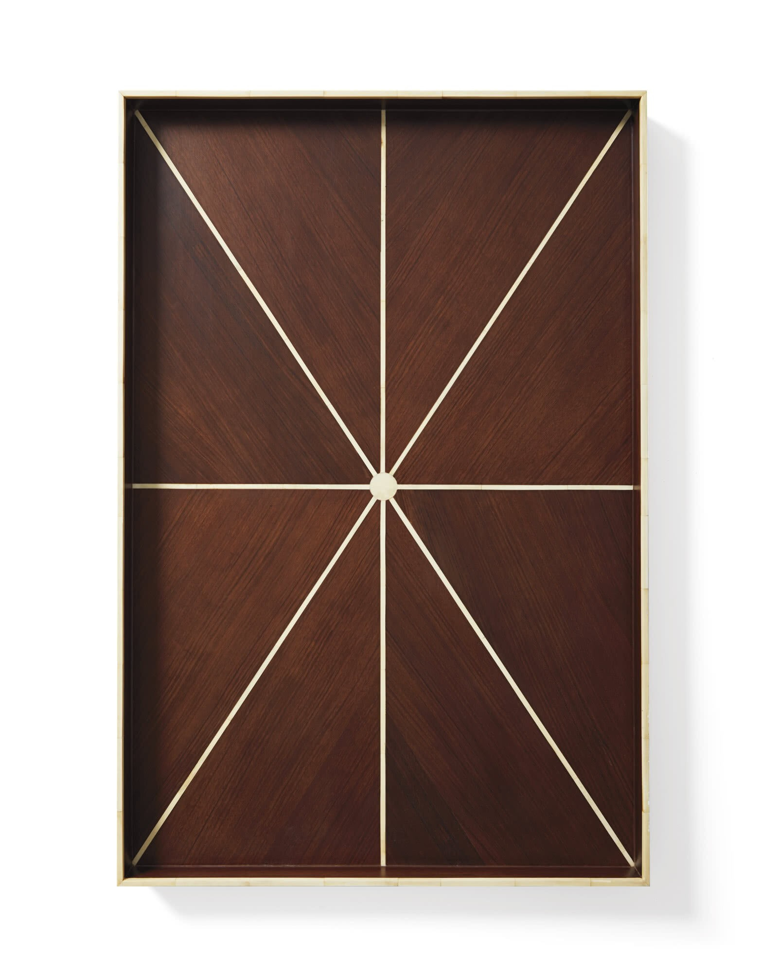 Sunburst Bone Inlay Tray | Serena and Lily