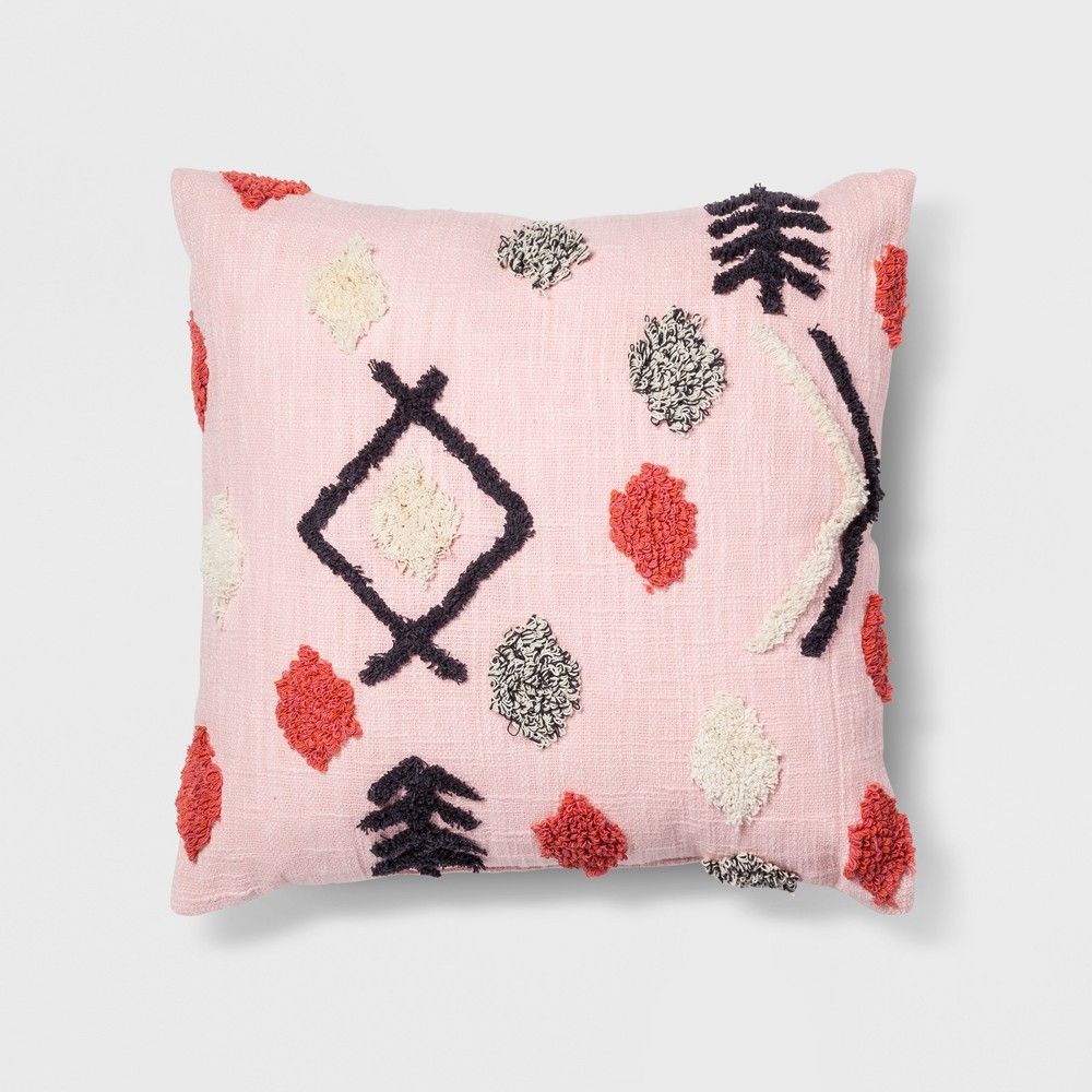 Pink Tufted Throw Pillow - Opalhouse | Target