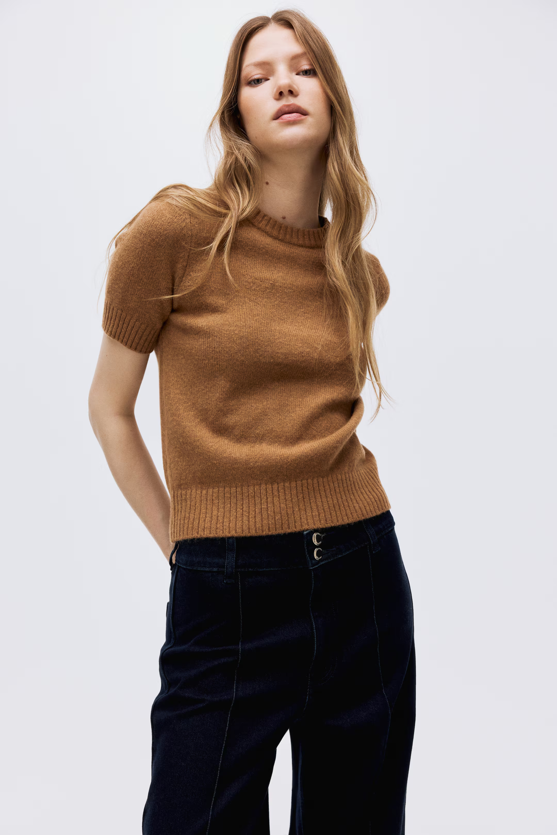 Short-Sleeved Sweater | H&M (US + CA)