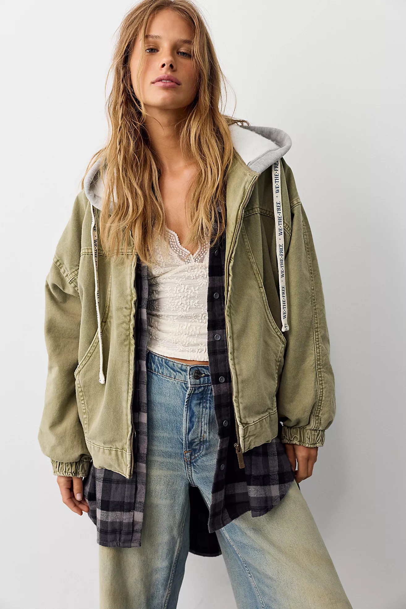 We The Free Iggy Hooded Denim Jacket | Free People (Global - UK&FR Excluded)