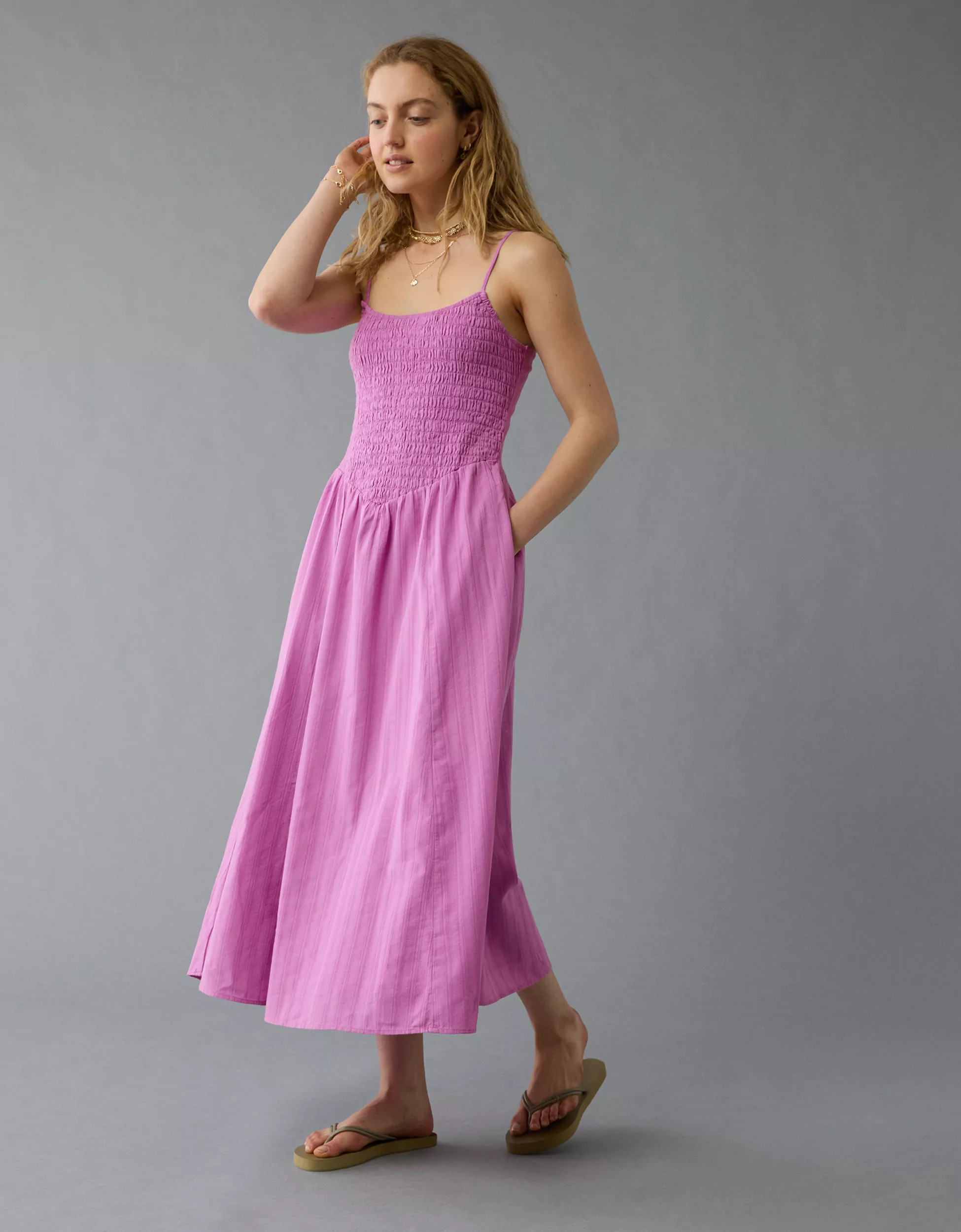AE Bella Midi Dress | American Eagle Outfitters (US & CA)