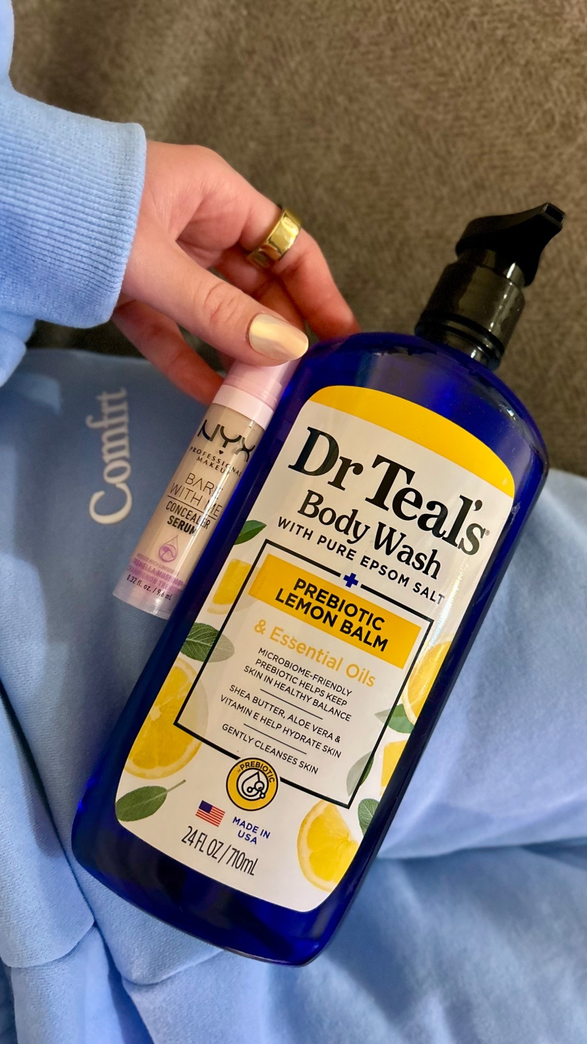 Ulta haul: NYX serum concealer & Dr Teals prebiotic lemon balm body wash (2 esthetician-approved favorites) 💛🩵💛

Shop below ↓ ✨

#LTKBeauty #LTKFindsUnder50